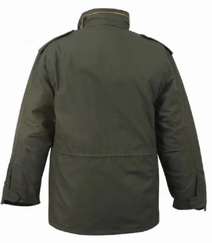 M-65 Field Jacket Olive Drab OD GREEN US Army Vet Navy Seabees Military Veteran image 3