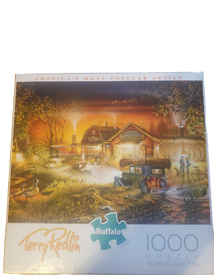 Buffalo Games Terry Redlin ''Morning Warm Up'' 26.75 x 19.75 Puzzle 1000 Pc NEW