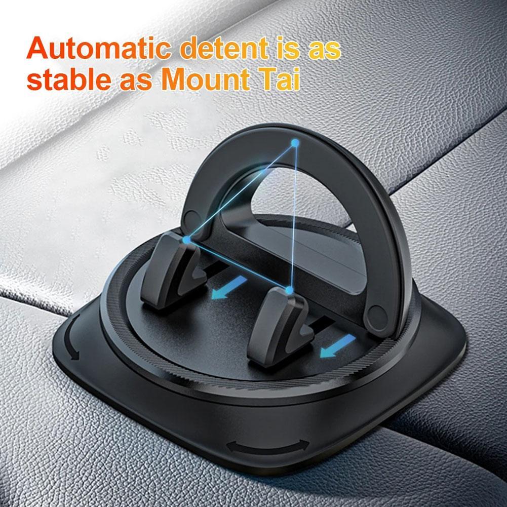 Car Phone Holder 360 Degree Dashboard Sticking Mobile Phone Mount= Holder Y4Y4
