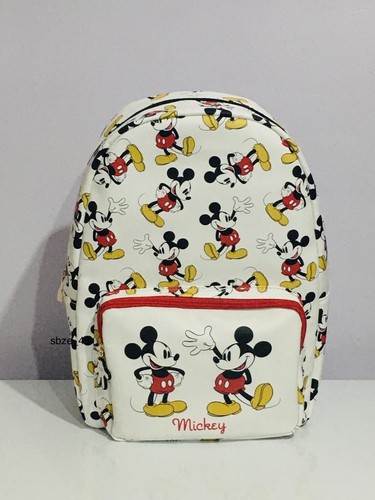 OFFICIAL DISNEY MICKEY MOUSE cerniera Bianco Zaino Zaino Borsa a tracolla  Primark | eBay