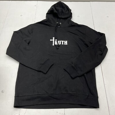 Custom Graphic Black “Truth” Hoodie Women's Size XL NEW