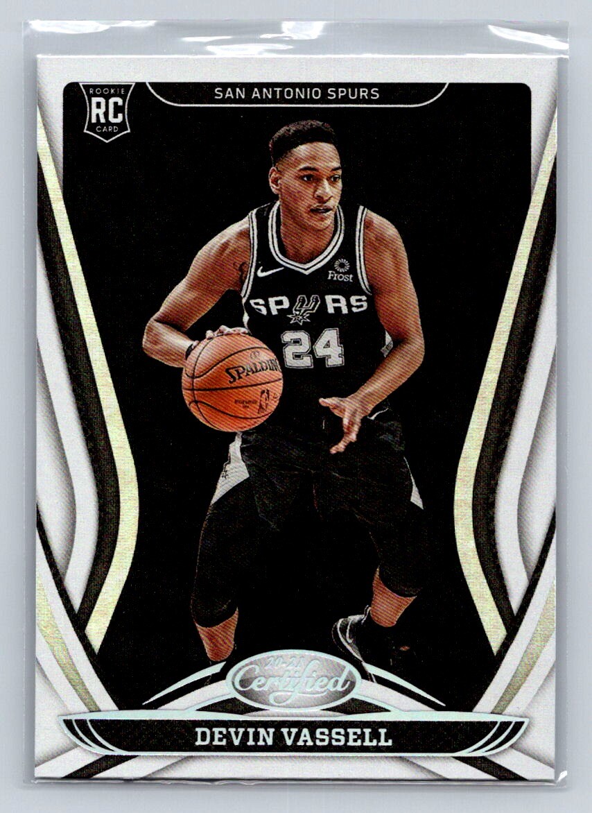 2020 Panini Certified  #190 Devin Vassell Rc Rookie San Antonio Spurs B46