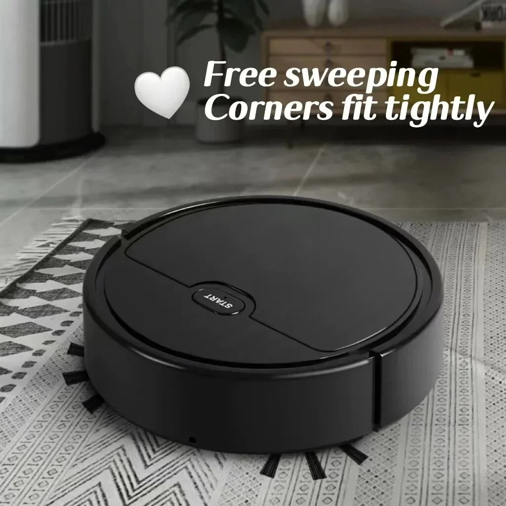 Robot Vacuum Cleaner, 3.7W Automatic Smart Mini Sweeping Cleaning Sweeper Robot-image
