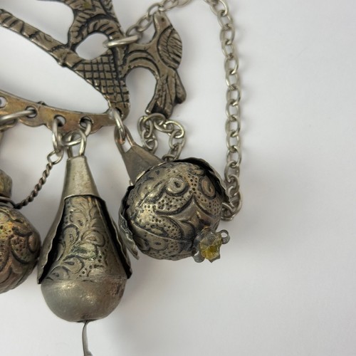 Vintage Ragastens Silver Penca de Balangandan Brazilian Slave 10 Charms Large - Picture 12 of 22