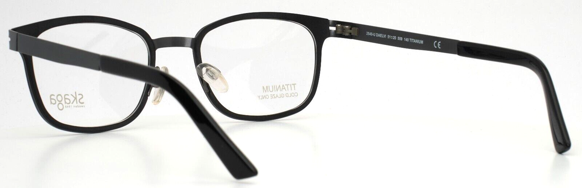 Skaga 2540-U Daelvi 504 Olive Insert Pewter Metal Authentic Eyeglasses 51-20-140 SKAGA EYEGLASSES FRAME 2540-U DAELVI GRAY 51/20/140 504  main image 2