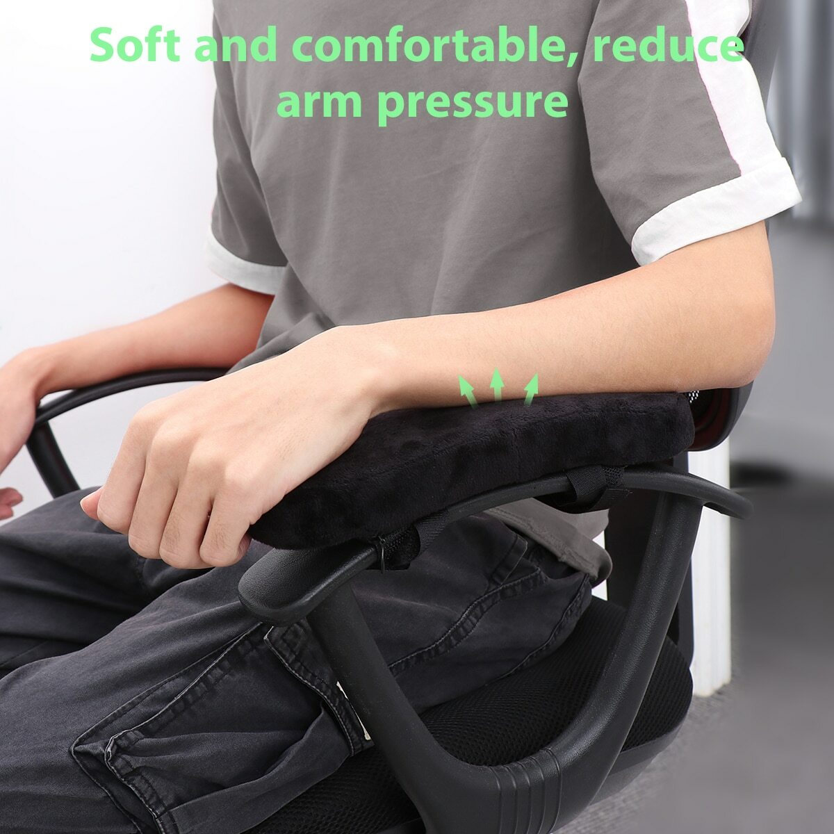 Arm Rest Pillow For Office Chair Wheelchair Comfort Elbow Pillow Foam
