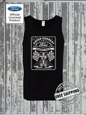 Ford Motor Company Genuine Parts Racing Flags Tank Top T-Shirt