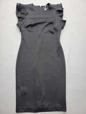 Tommy Hilfiger Women's Dress Size 4 Black Pencil Mini Sleeveless Solid Casual