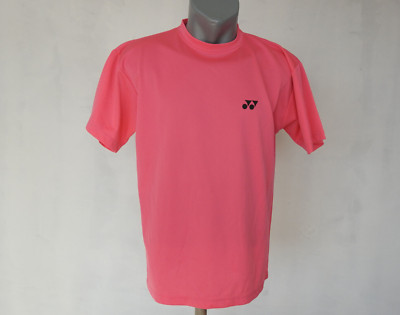 YONEX Mens Activewear Jersey Pink Shirt Size M Team Denmark