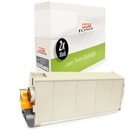 2X Mwt Toner Schwarz F�R Oki C-711-DN C-711-DTN C-710-DN C-711-CDTN C-710-DTN