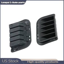 2PCS Front Bumper Side Fog Light Grille Hole Cover Fits For 06-08 Hyundai Sonata