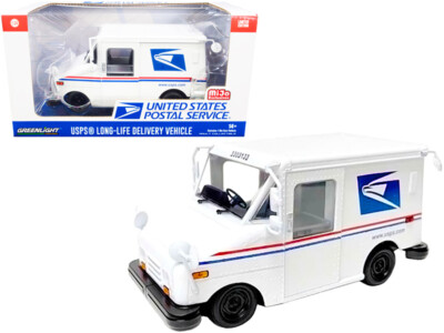 1/24 Greenlight USPS LLV Long Life Postal Delivery Vehicle Diecast White  51412