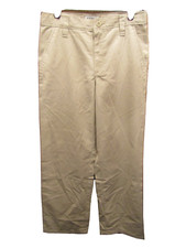 YOUTH BOYS OLD NAVY 100 COTTON BEIGE PANTS SIZE 14 INSEAM 27
