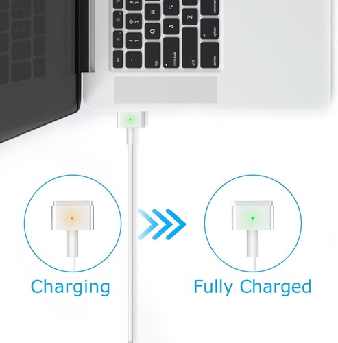 85W T-Tip Adapter ładowarki do Apple MacBook Air 11/13 cala A1436 A1465 A1466 - Zdjęcie 3 z 4