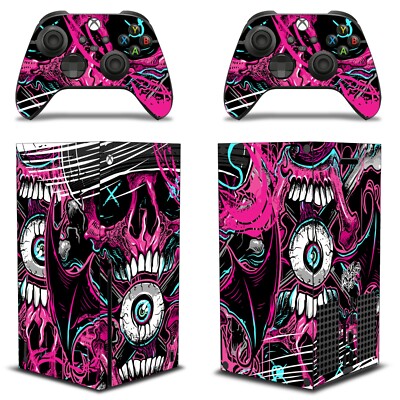 Kit Autocollants pour Xbox Series X, Fortnite Sticker Skin pour Xbox