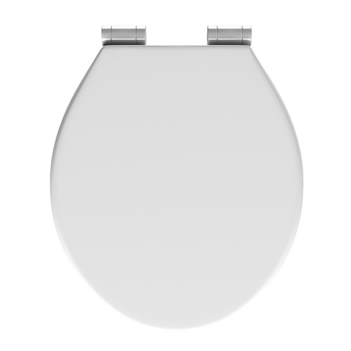 Cambridge Traditional White Soft Close Universal Wooden Toilet Seat eBay