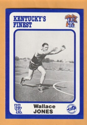 Wallace Jones Kentucky Wildcats 1988 Card #148 Harlan KY 1948 1949 NCAA Champ 3E