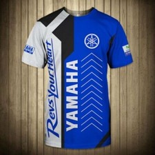 Yamaha Blue Top Gift-Men s T-Shirt 3D- SIZE S-5XL Printed 3D New