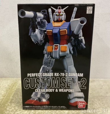 PG Gundam Custom Set #2 Model Accessory Kit 1/60 Clear Body & Weapons Bandai