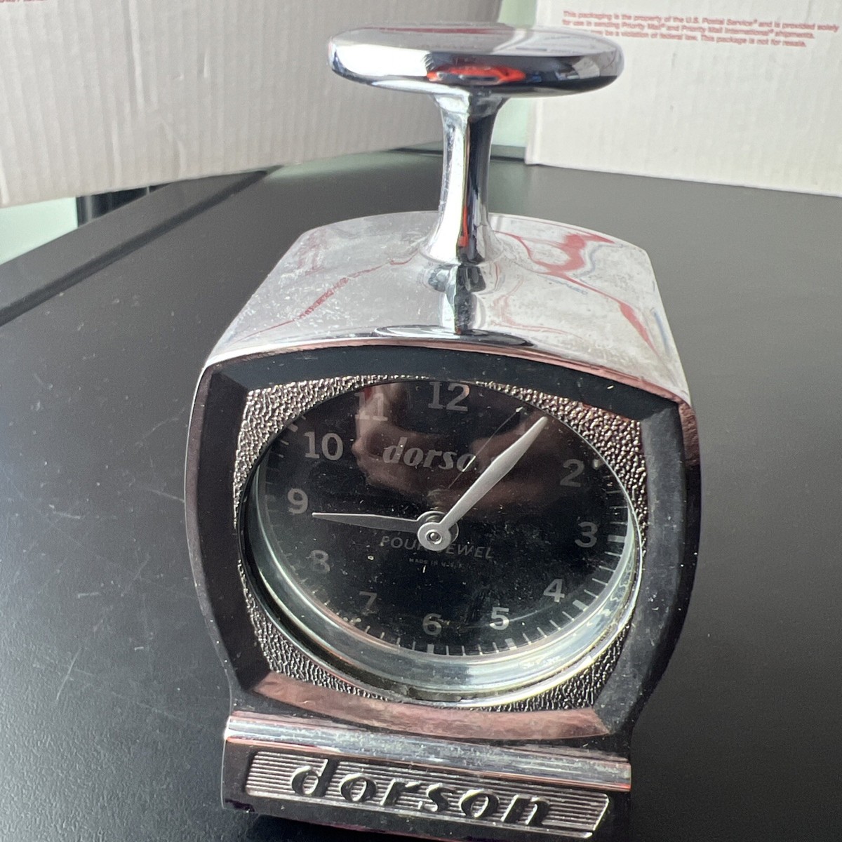 Dorson 4 Jewel Time Stamp Clock Works Date Wheels (Sort Of
