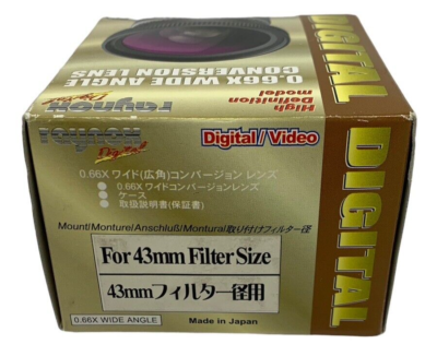 Raynox Digital, HD-6600 Pro 0.66x 43mm HD Wide Angle Conversion