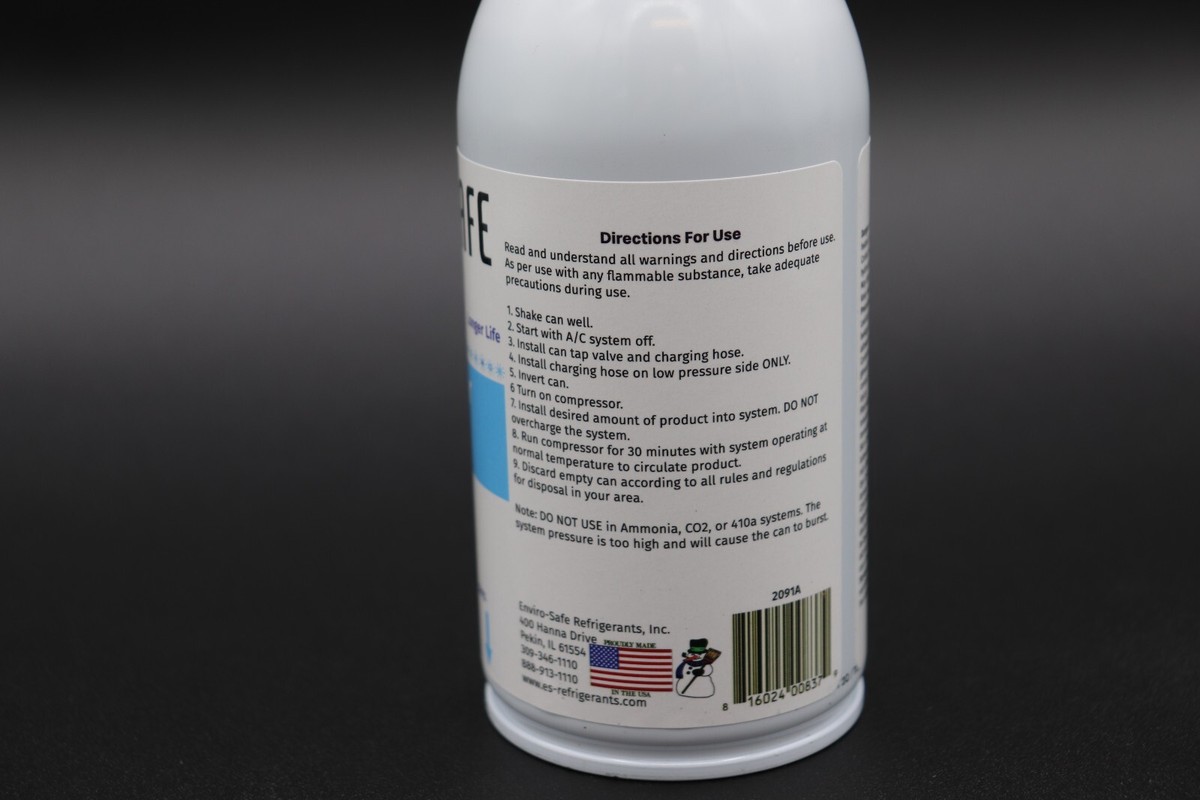 Arctic Air Refrigerant Support For R1234yf, GET COLDER AIR, 3 Cans & Brass Hose - Foto 10