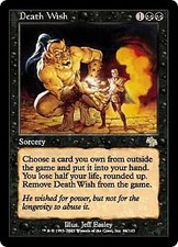 Magic MTG - Death Wish - Jugement - EXC - EN - FOIL