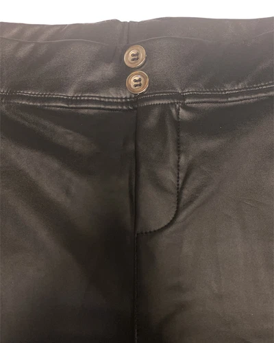 Sexy High Waist Skinny Faux PU Leather Leggings Pants Butt Lift Trousers Ladies - Picture 10 of 31