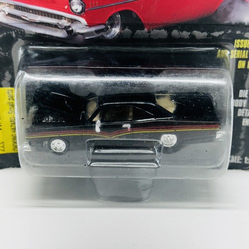 1997 Racing Champions #33 Hot Rod Magazine '68 PLYMOUTH schwarz mit Gummireifen - Bild 2 von 3
