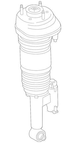 Amortiguador de aire trasero izquierdo para BMW (N/P 37-10-7-915-953)