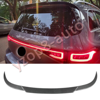 Carbon Fiber ABS Car Rear Trunk Spoiler Wing Flap Suit For Benz GLB 2020-2022