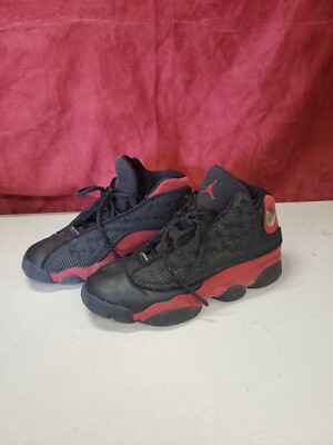 Air Jordan 13 Bred Retro Size 6.5y GS Black Red Sneakers 2017 414574-004 s-l400.jpg main image 2