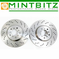 BMW E82 1M Coupe E90 E92 E93 M3 Front Brake Discs Pair 34112283801 34112283802