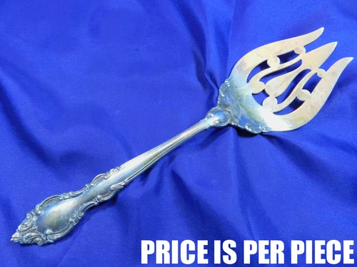 LUNT MALVERN STERLING SILVER SERVING FORK - GOOD CONDITION