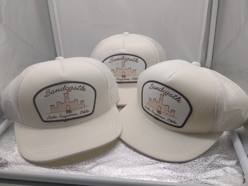 Vintage Snapback Trucker Hats Oklahoma .Sandcastle ,Lake Keystone, Oklahoma - Picture 2 of 8