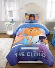 Juego de 2 piezas de edredón y almohada de la película The Emoji "The Cloud" doble/completo