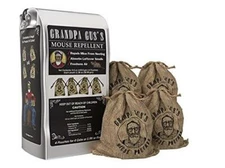 Grandpa Gus's Mouse Repellent; Peppermint and Cinnamon Oil,  Assorted Sizes 