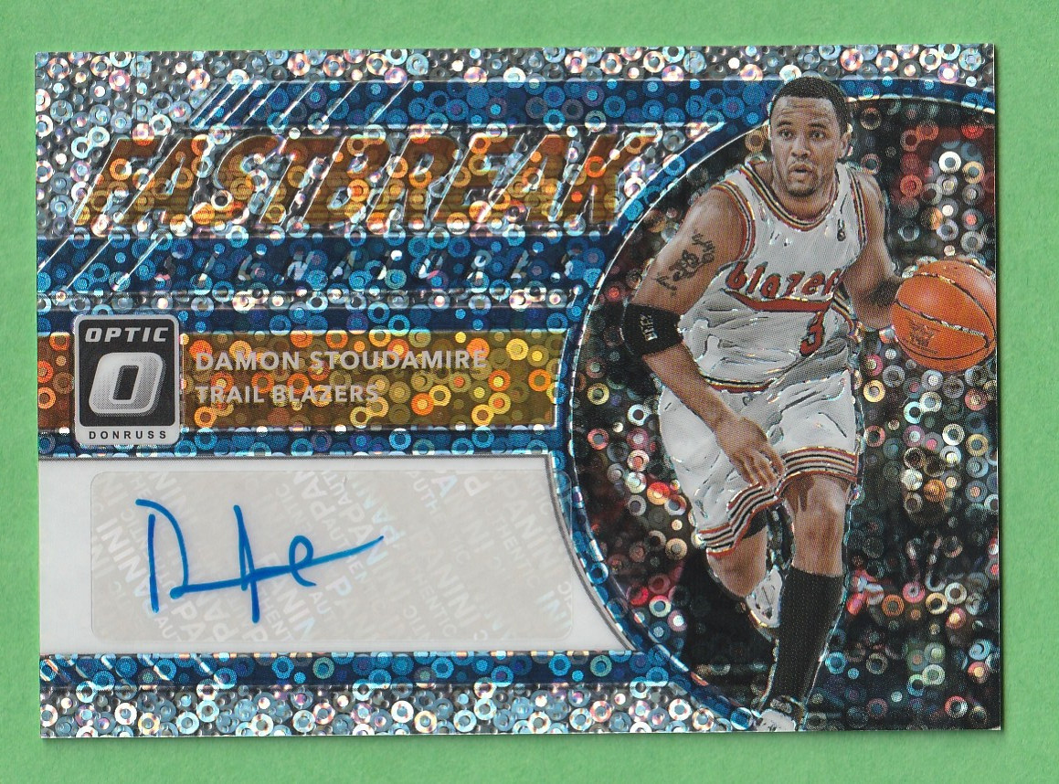 Damon Stoudamire #FB-DSM 2017-18 Donruss Optic Basketball Fast Break Signatures
