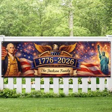 Custom USA 250th Anniversary Banner