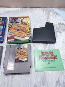 Star Tropics 1 + 2 Zoda's Revenge Set Complete in Box NES Cart Sleeve Manual CIB