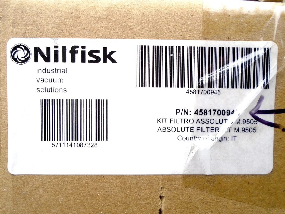 NILFISK - 4581700945 - M.9505 - Z8 17262 HEPA UPSTREAM ABSOLUTE FILTER Kit NEW - Image 3 of 4