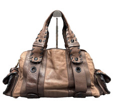 Borsa a mano Chloe Silverado borsa a tracolla in pelle marrone Italia originale