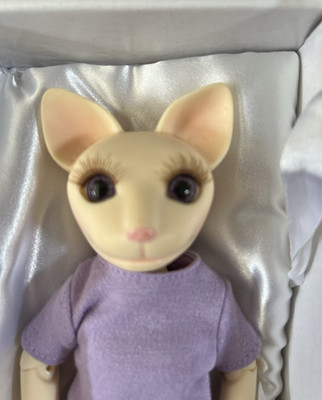 BJD Goodreau Resin Anthro Doll: Whisker Woods 8'' Gulli Kitty Cat with 2 Outfits