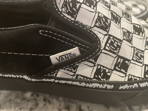 Vans Unisex checkerboard slip on sketch skateboard shoes W 8.5 M 7 - Picture 6 of 10