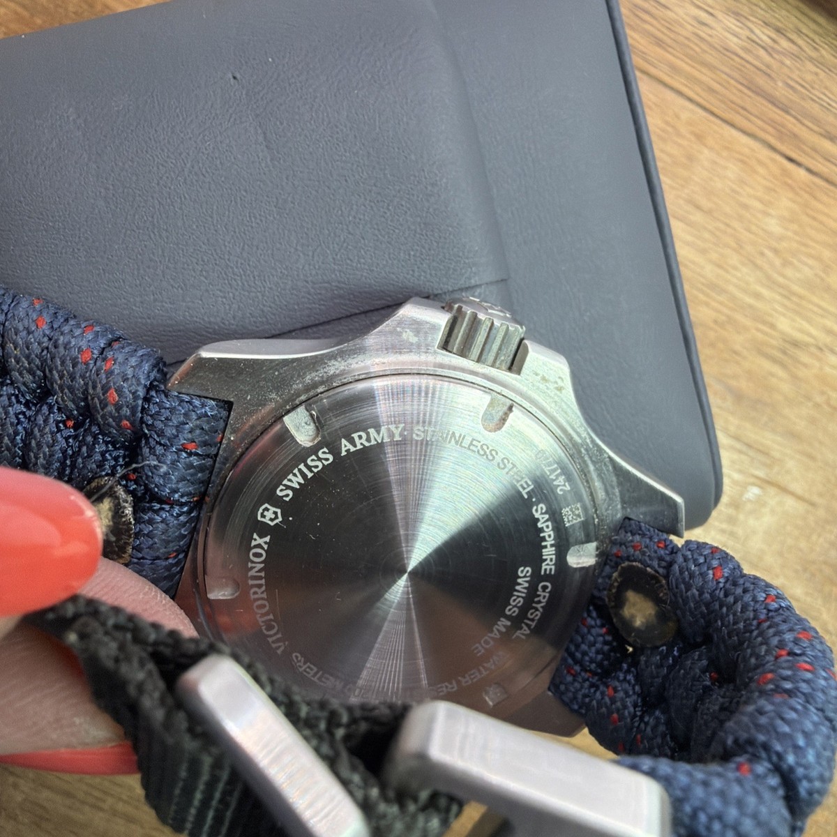 VICTORINOX SWISS ARMYI.N.O.X. V Blue Dial Blue Fabric Women's