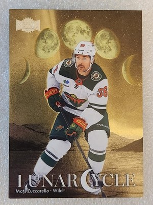 MATS ZUCCARELLO LC-22 2025-26 SkyBox Metal Universe GOLD LUNAR CYCLE 5/10 WILD