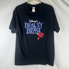 Disney Beauty and the Beast Vintage 90's T-shirt black size L