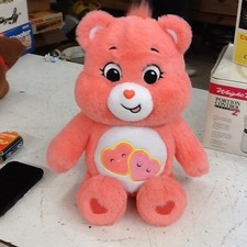 Care Bears LOVE-A-LOT BEAR Pink 14  Plush Hugging Arms 2020 Hearts