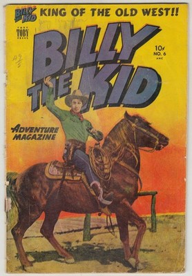 Toby Press - BILLY THE KID ADVENTURES MAG. 1950-55 #6 - Grade 3.0 - Comic Book