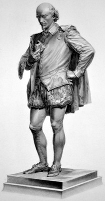 SHAKSPEARE 1878 John Quincy Adams Ward - Edward Stodart VIKTORIANISCHER GRAVUR